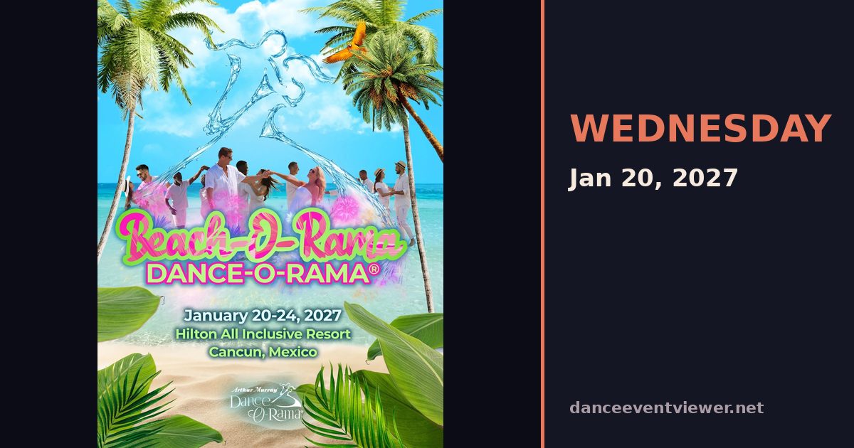 Beach-O-Rama flyer