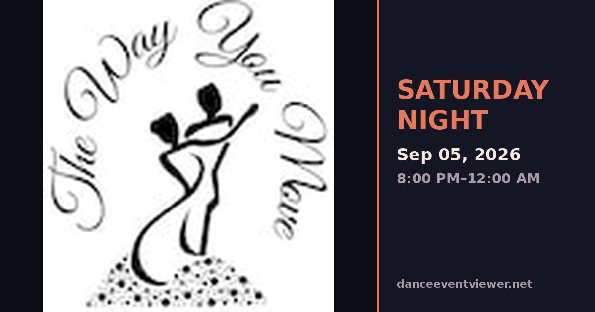 Latin Night Social Dance flyer