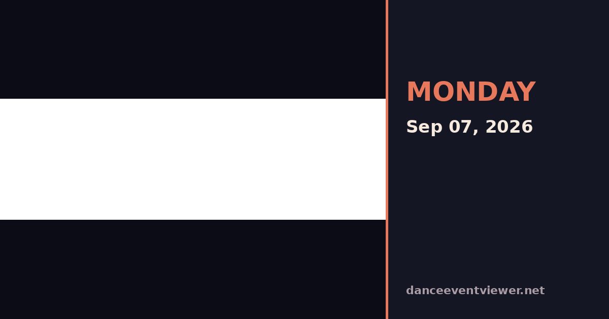 United States Dance Championships flyer