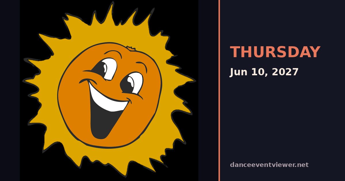 Orange Blossom Dance Festival 2027 flyer