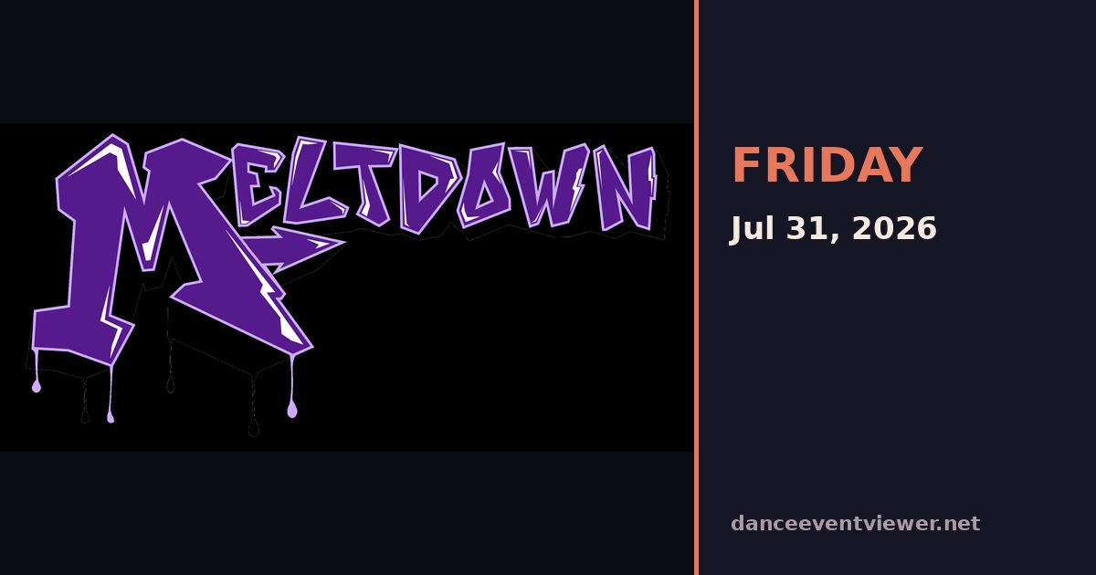 OTown Meltdown 2026 (WCS Workshop Weekend) flyer