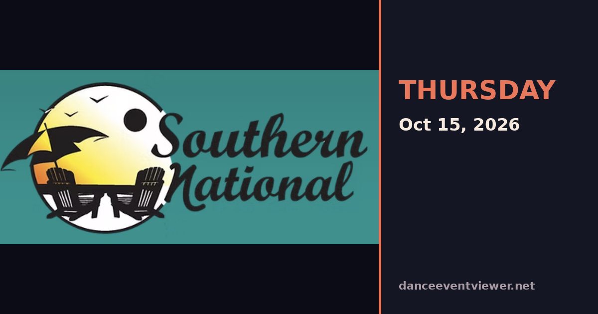 Southern National Dance Competition flyer