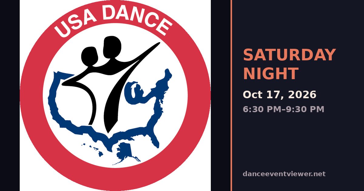 CCBD Casual Dance flyer