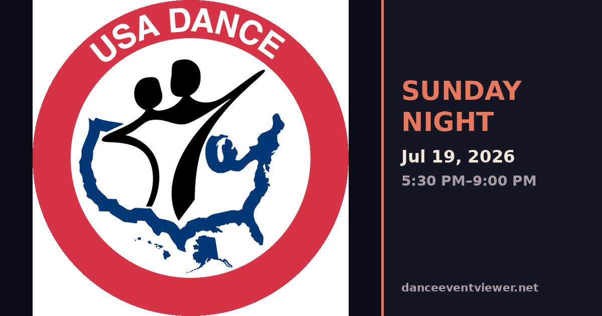 Star Spangled Celebration Dance flyer