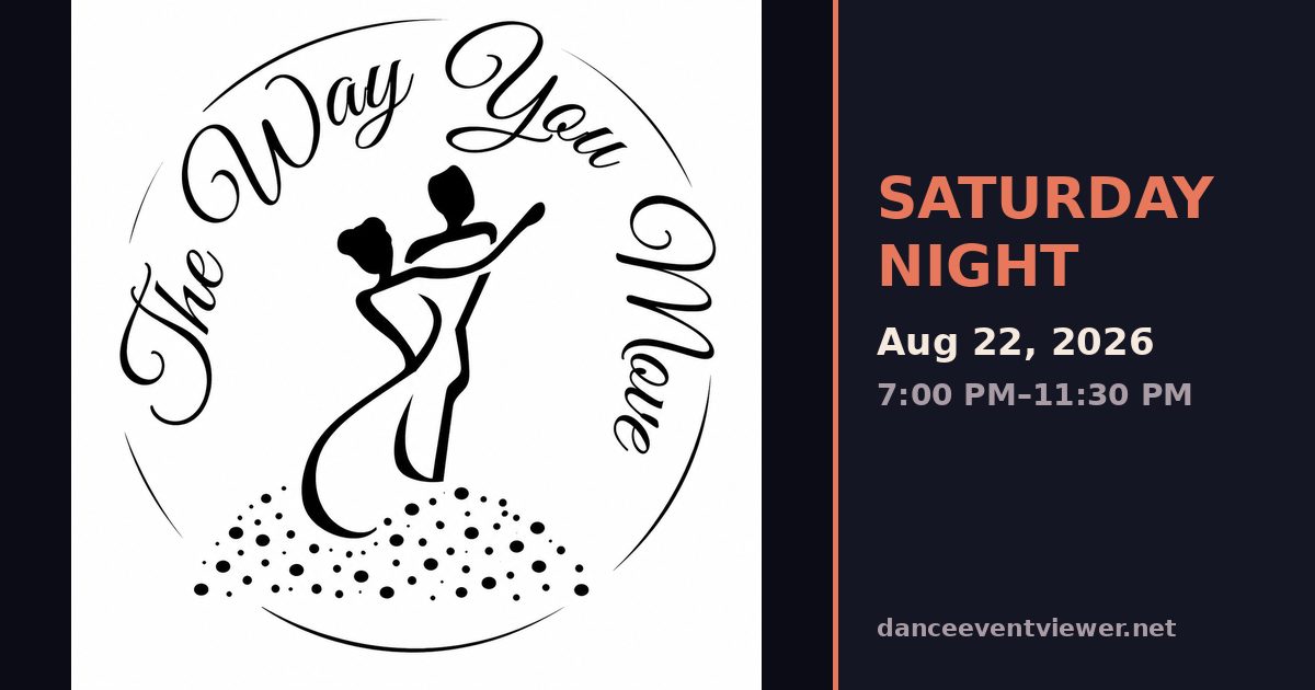 WCS Social Dance (Saturday) flyer