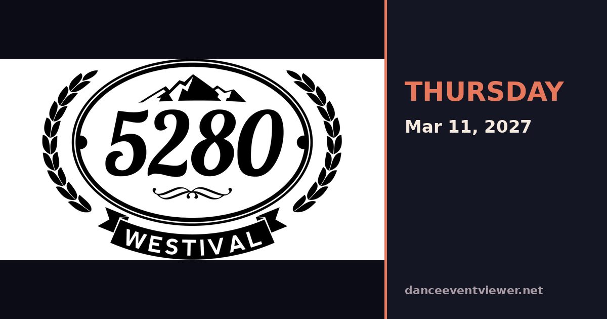5280 Westival flyer