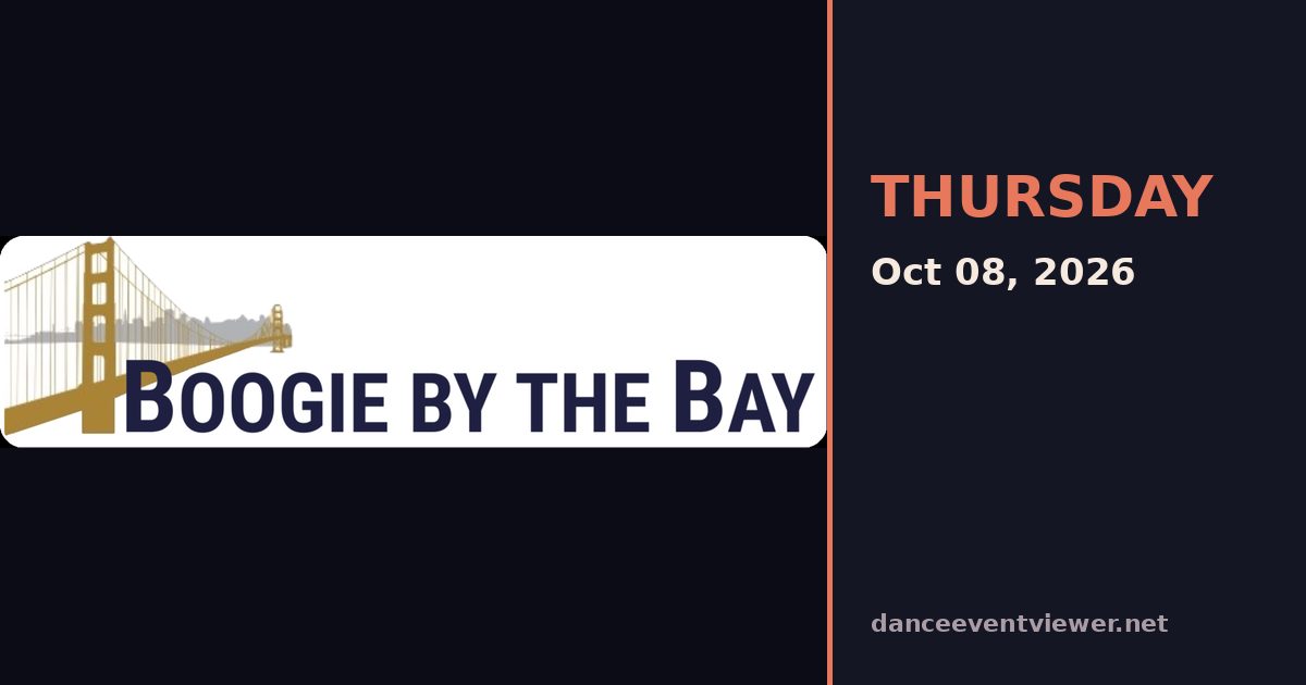 Boogie By The Bay flyer