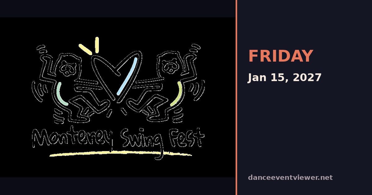 Monterey Swing Fest flyer