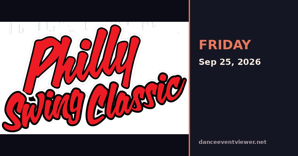 Philly Swing Classic flyer