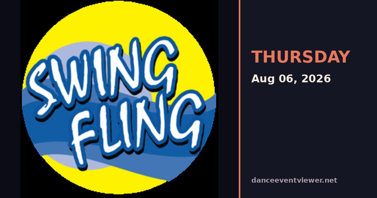 Swing Fling flyer